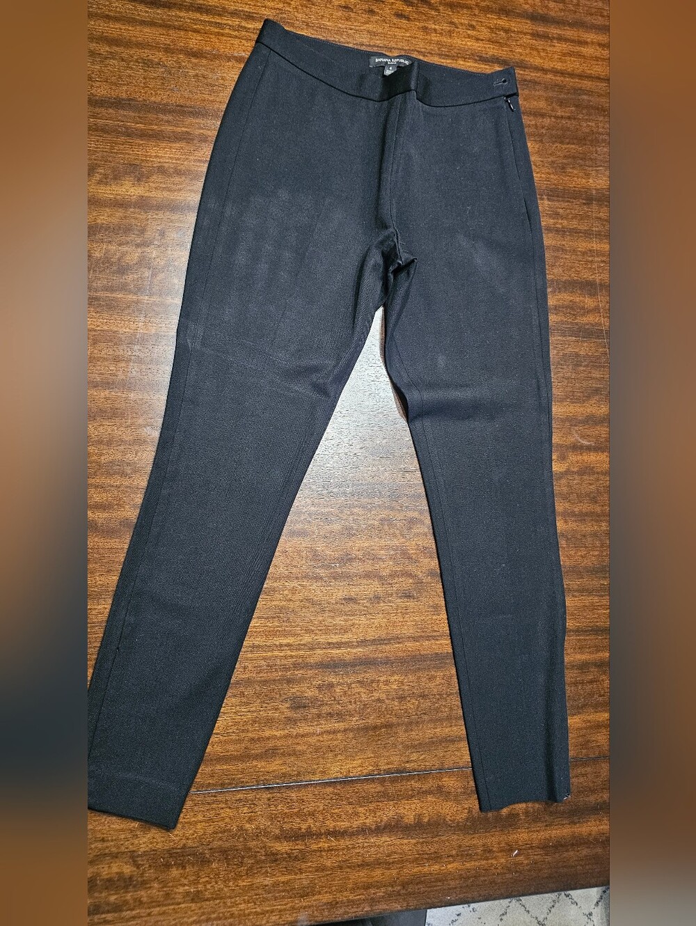 Banana Republic Sloan Black Ankle Crop Slim Pants Size 4